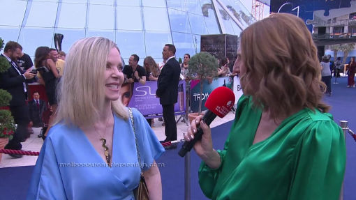 Melissa Sue Anderson in Monte-Carlo2022 blue carpet