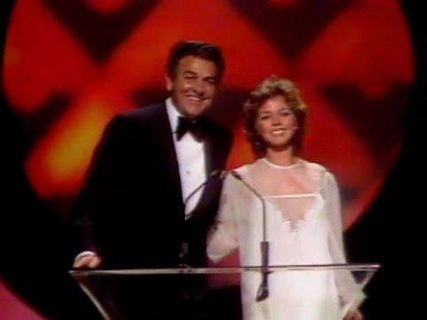 Melissa Sue Anderson and Mike Connors at People's Choice Awards 1982