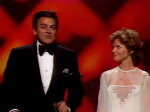 Melissa Sue Anderson and Mike Connors at People's Choice Awards 1982