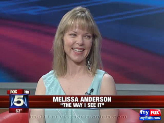 Melissa Sue Anderson on WTTG-TV Fox News 5 (Washington, D.C.)